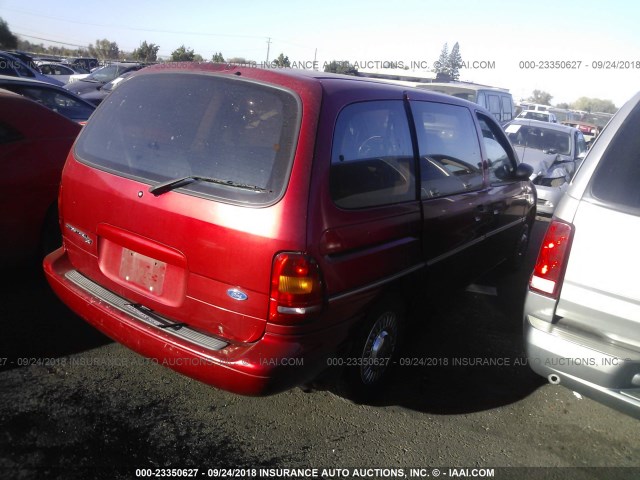 2FMDA5142SBD07454 - 1995 FORD WINDSTAR WAGON RED photo 4