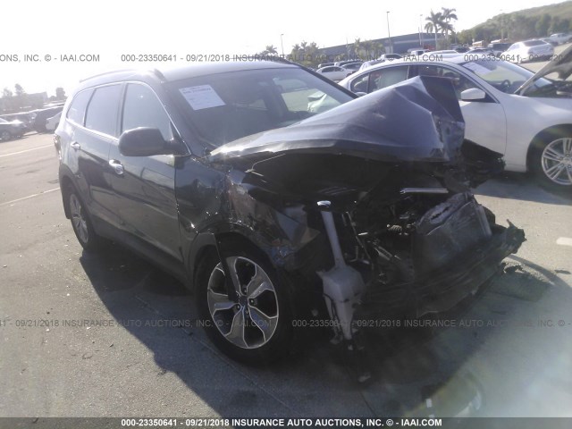 KM8SM4HF8EU040318 - 2014 HYUNDAI SANTA FE GLS/LIMITED GRAY photo 1