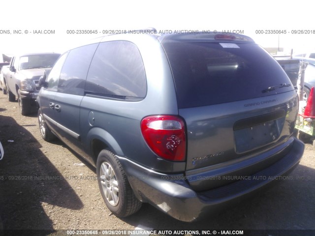 1D4GP24R25B388670 - 2005 DODGE GRAND CARAVAN SE GRAY photo 3