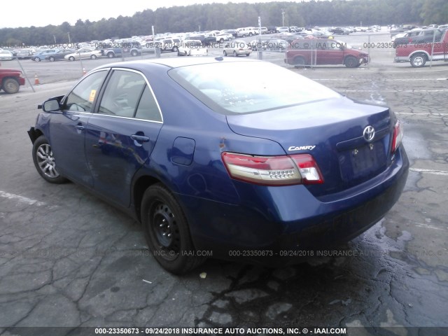 4T1BF3EK4AU553274 - 2010 TOYOTA CAMRY SE/LE/XLE ლურჯი ფოტო 3