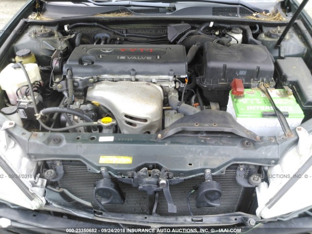 4T1BE30K14U342645 - 2004 TOYOTA CAMRY LE/XLE/SE Жасыл фото 10