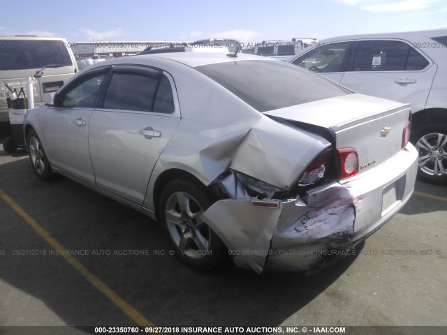 1G1ZC5EB1AF154200 - 2010 CHEVROLET MALIBU 1LT SILVER photo 3