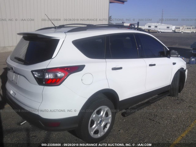 1FMCU0F79HUA50448 - 2017 FORD ESCAPE S WHITE photo 4