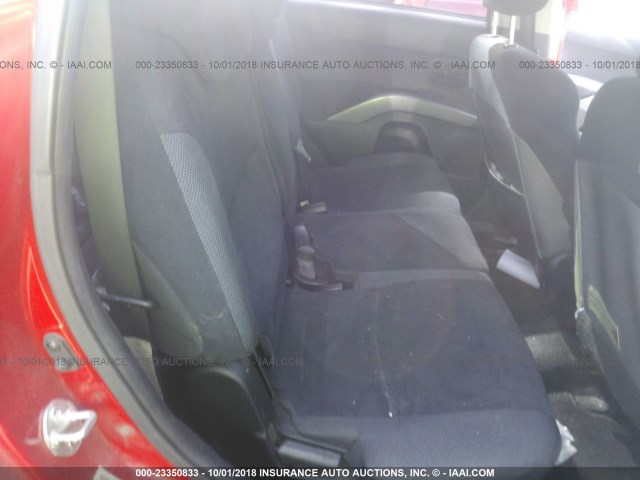 JA4MS31X47Z012239 - 2007 MITSUBISHI OUTLANDER ES/LS 红色 照片 8