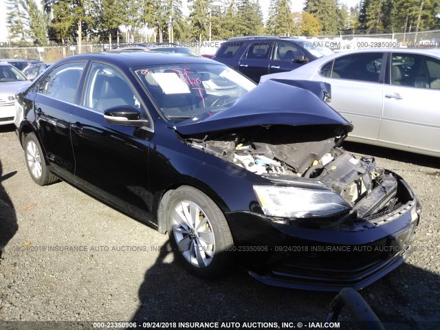 3VWLA7AJ7FM341747 - 2015 VOLKSWAGEN JETTA TDI BLACK photo 1