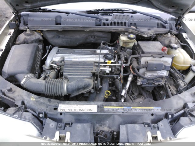 1G8AL52F04Z214735 - 2004 SATURN ION LEVEL 3 GOLD photo 10