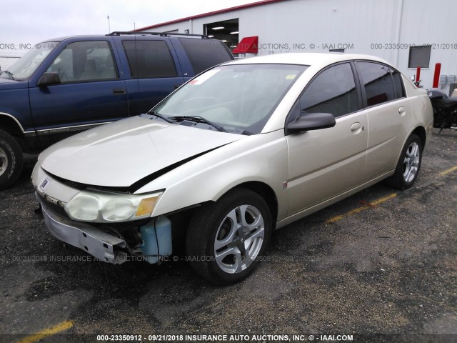 1G8AL52F04Z214735 - 2004 SATURN ION LEVEL 3 GOLD photo 2