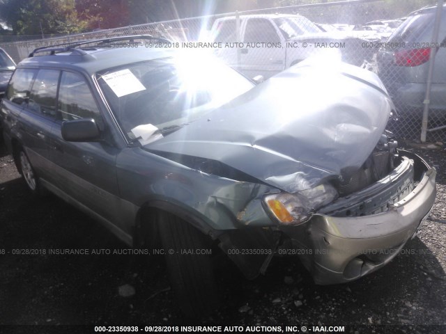 4S3BH675617629650 - 2001 SUBARU LEGACY OUTBACK AWP 绿色 照片 1