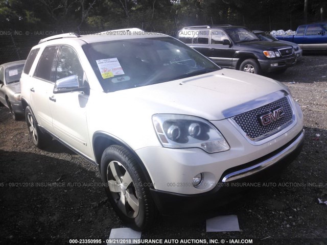 1GKLRMED5AJ174197 - 2010 GMC ACADIA WHITE photo 1