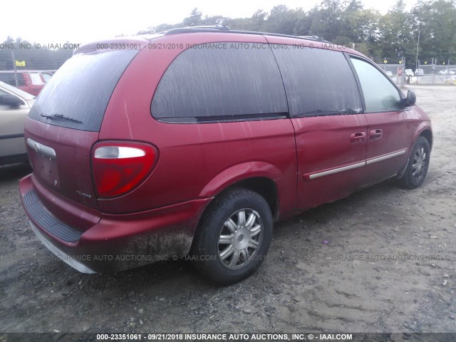 2A4GP54L86R852732 - 2006 CHRYSLER TOWN & COUNTRY TOURING RED photo 4
