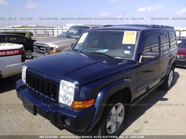 1J8HG48N46C127484 - 2006 JEEP COMMANDER Tünd mavi foto 2