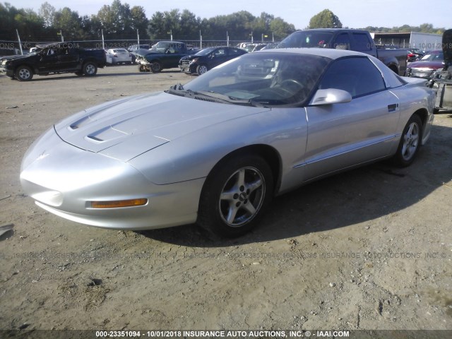 2G2FV22P0T2220313 - 1996 PONTIAC FIREBIRD FORMULA/TRANS AM SILVER photo 2