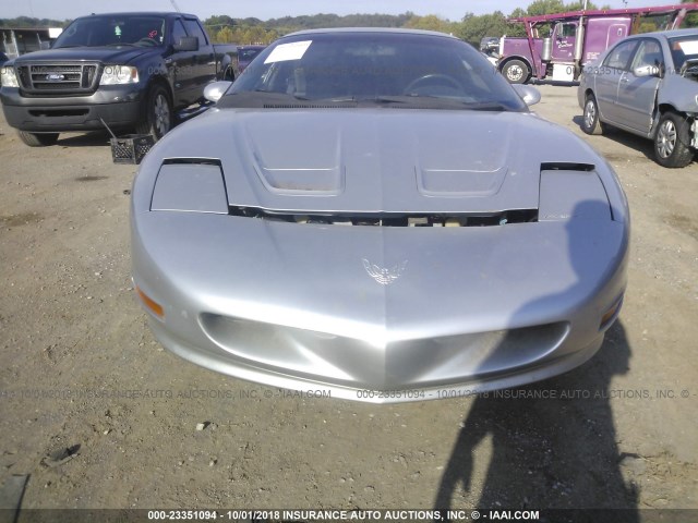 2G2FV22P0T2220313 - 1996 PONTIAC FIREBIRD FORMULA/TRANS AM SILVER photo 6