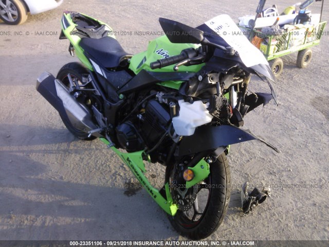 JKAEX8B19EDA08388 - 2014 KAWASAKI EX300 B GREEN photo 1