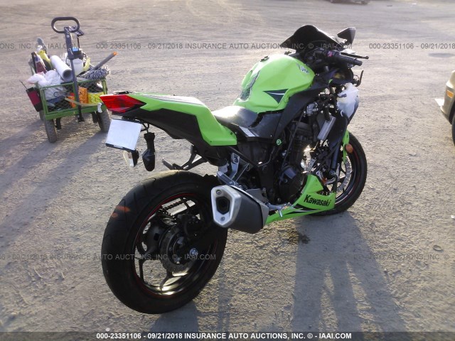 JKAEX8B19EDA08388 - 2014 KAWASAKI EX300 B GREEN photo 4