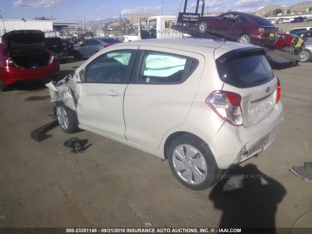 KL8CB6SA9HC763752 - 2017 CHEVROLET SPARK LS BEIGE photo 3