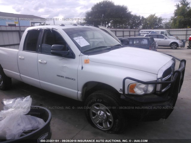 3D7KS28C85G707109 - 2005 DODGE RAM 2500 ST/SLT 白色 照片 1