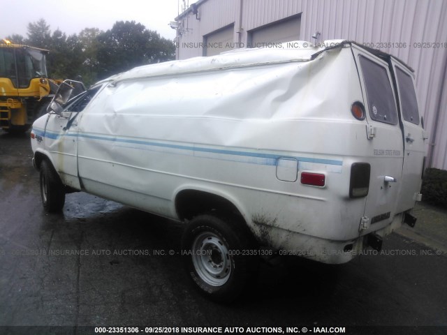 2GCGG35J7K4142784 - 1989 CHEVROLET G30 WHITE photo 3