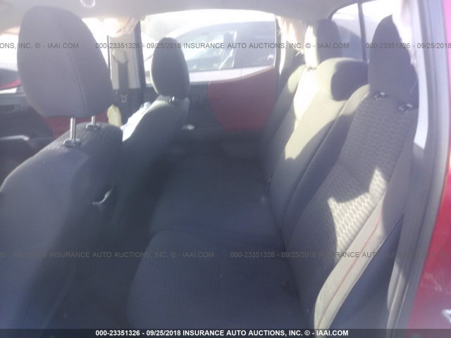 3TMAZ5CN7GM003046 - 2016 TOYOTA TACOMA DBL CAB/SR5/TRD SPORT/OR RED photo 8