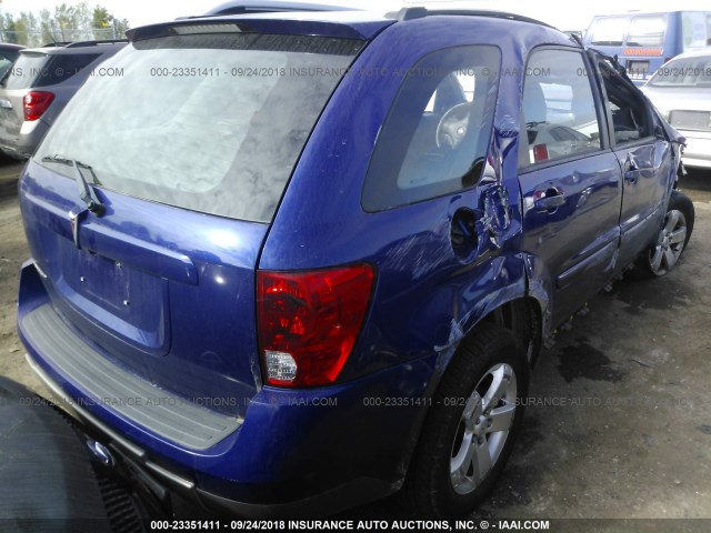 2CKDL63F166114349 - 2006 PONTIAC TORRENT BLUE photo 4