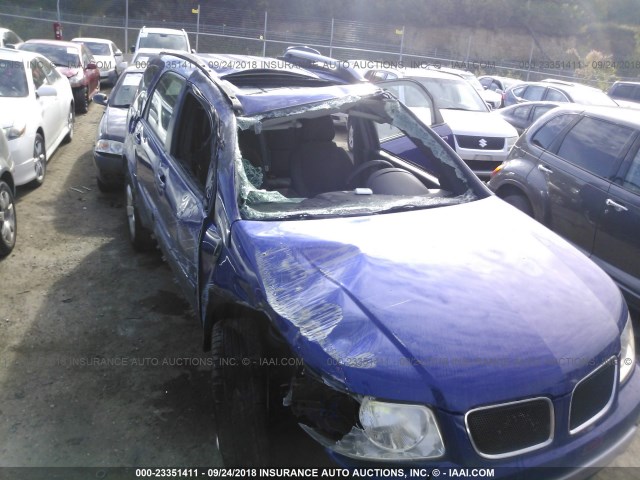 2CKDL63F166114349 - 2006 PONTIAC TORRENT BLUE photo 6