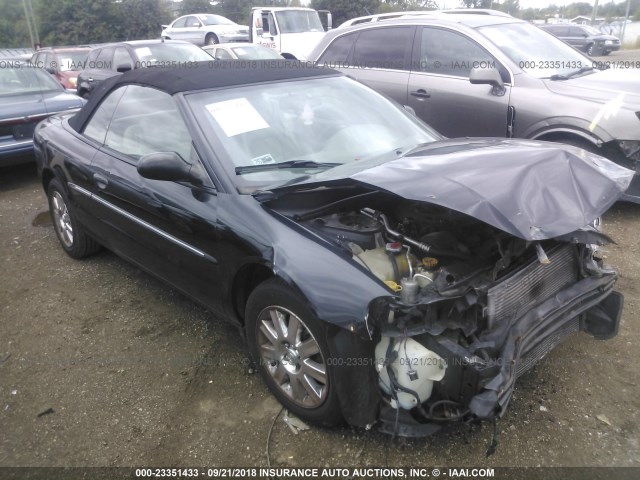 1C3EL65R14N200356 - 2004 CHRYSLER SEBRING LIMITED BLACK photo 1