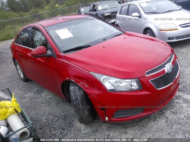 1G1PC5SB7E7181820 - 2014 CHEVROLET CRUZE LT RED photo 1