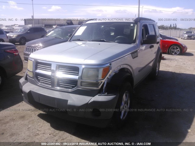 1D8GT28K87W564799 - 2007 DODGE NITRO SXT SILVER photo 6