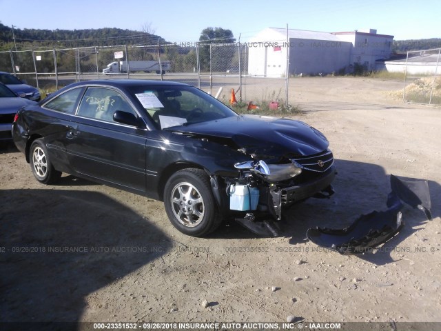 2T1CG22P6YC289045 - 2000 TOYOTA CAMRY SOLARA SE BLACK photo 1