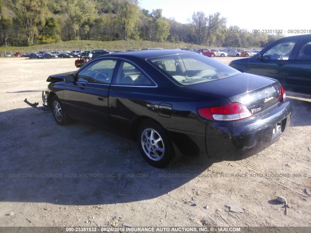 2T1CG22P6YC289045 - 2000 TOYOTA CAMRY SOLARA SE BLACK photo 3