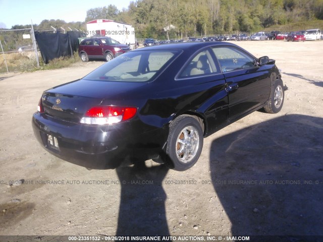 2T1CG22P6YC289045 - 2000 TOYOTA CAMRY SOLARA SE BLACK photo 4