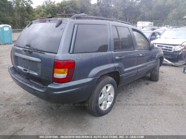 1J4GW58S31C584890 - 2001 JEEP GRAND CHEROKEE LIMITED Dark Blue photo 4