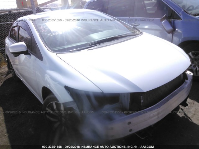 19XFB2F9XEE274147 - 2014 HONDA CIVIC EXL 白色 照片 1