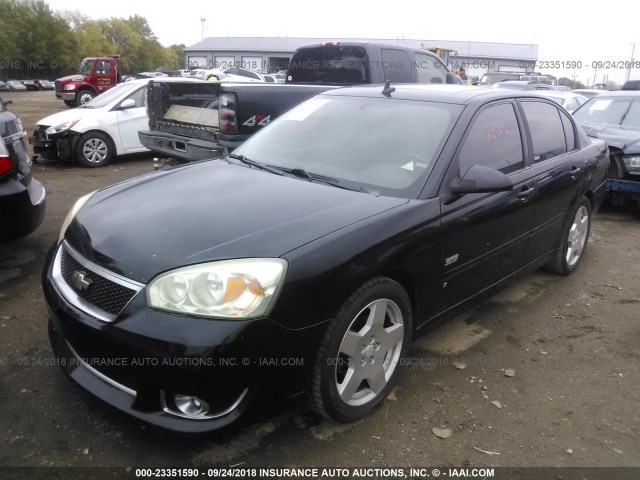 1G1ZW53116F182135 - 2006 CHEVROLET MALIBU SS BLACK photo 6