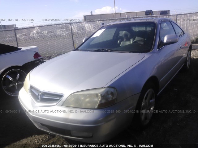 19UYA42661A021814 - 2001 ACURA 3.2CL TYPE-S SILVER photo 2