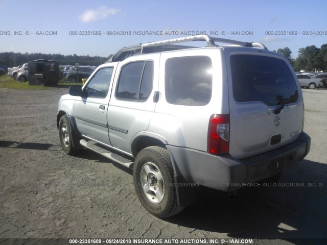 5N1ED28T23C673231 - 2003 NISSAN XTERRA XE/SE SILVER photo 3