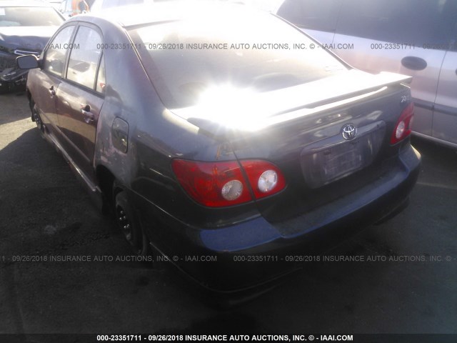 2T1BY32E15C423193 - 2005 TOYOTA COROLLA XRS RED photo 3