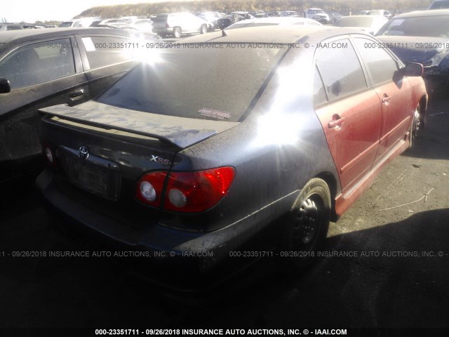 2T1BY32E15C423193 - 2005 TOYOTA COROLLA XRS RED photo 4