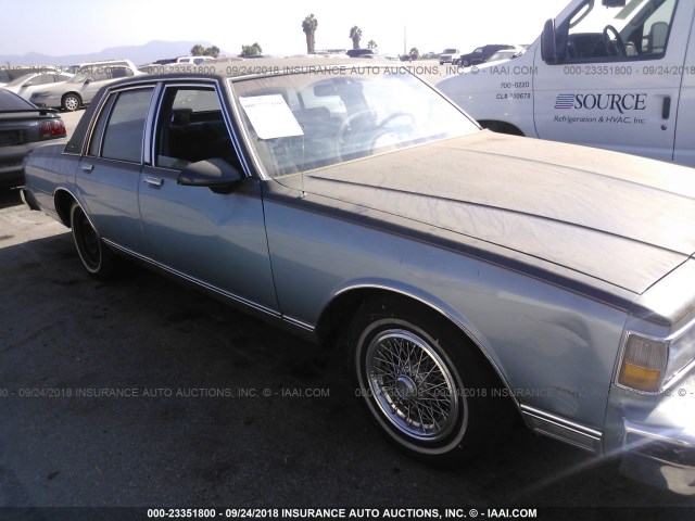 1G1BU51H6HX189635 - 1987 CHEVROLET CAPRICE CLASSIC BROUGHAM Light Blue photo 6