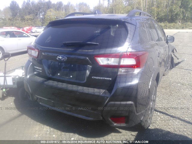 JF2GTALC5JH308609 - 2018 SUBARU CROSSTREK LIMITED GRAY photo 4