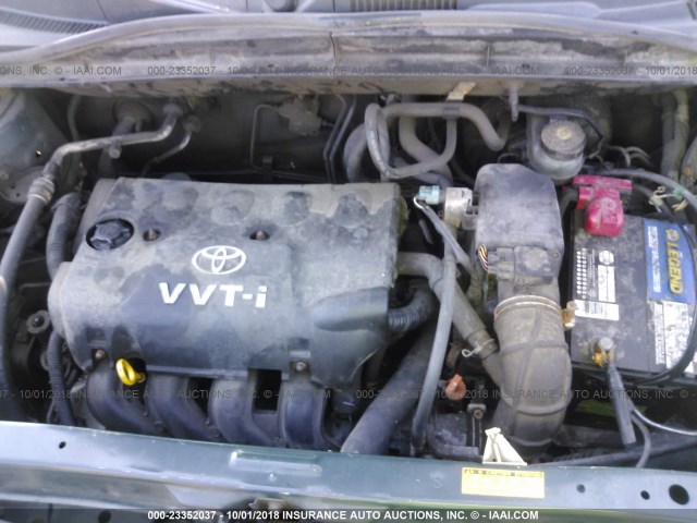 JTLKT324854008921 - 2005 TOYOTA SCION XB Сұр фото 10