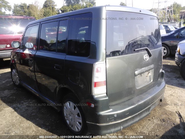 JTLKT324854008921 - 2005 TOYOTA SCION XB Сұр фото 3