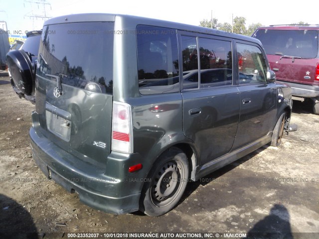 JTLKT324854008921 - 2005 TOYOTA SCION XB Сұр фото 4