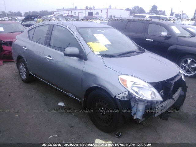 3N1CN7AP1CL877609 - 2012 NISSAN VERSA S/SV/SL SILVER photo 1