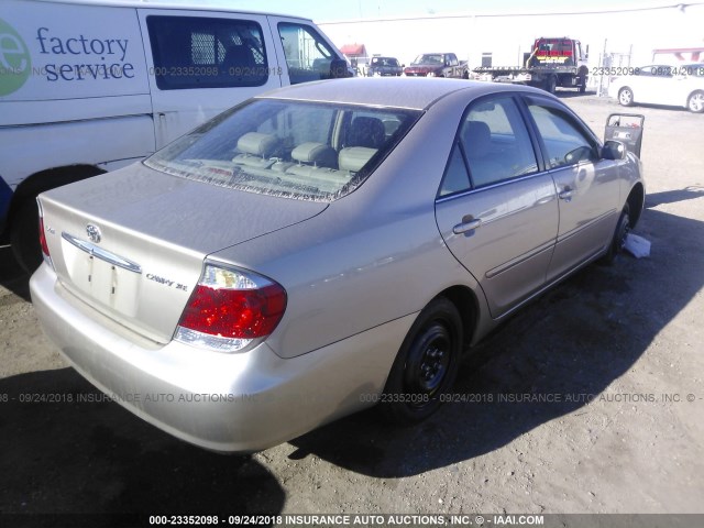 4T1BE30K85U403183 - 2005 TOYOTA CAMRY LE/XLE/SE Бежевый фото 4
