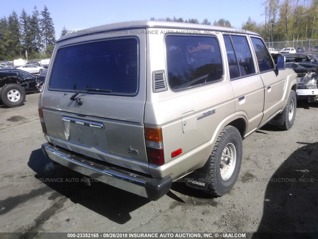 JT3FJ62G3L1116543 - 1990 TOYOTA LAND CRUISER FJ62 GX GOLD photo 4