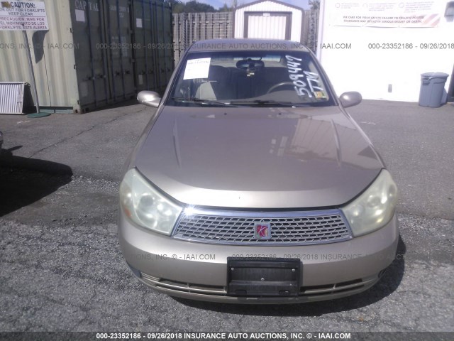 1G8JD54RX4Y509447 - 2004 SATURN L300 LEVEL 2 TAN photo 6