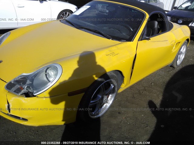 WP0CB29861U665250 - 2001 PORSCHE BOXSTER S YELLOW photo 6