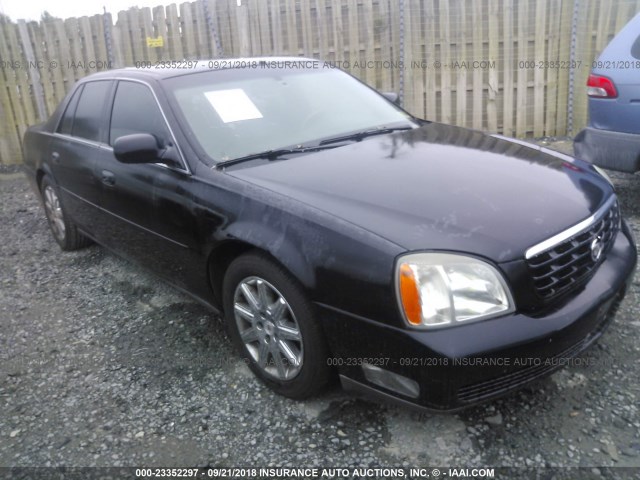 1G6KE57Y35U239970 - 2005 CADILLAC DEVILLE DHS BLACK photo 1