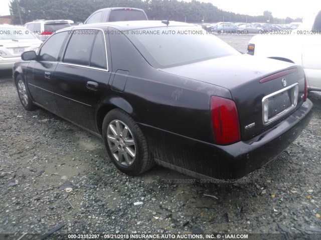 1G6KE57Y35U239970 - 2005 CADILLAC DEVILLE DHS BLACK photo 3